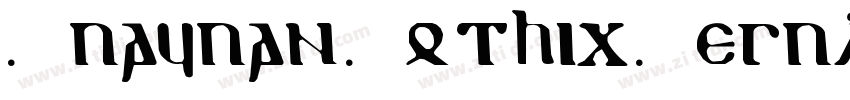 Huayuan Gothic Regul字体转换